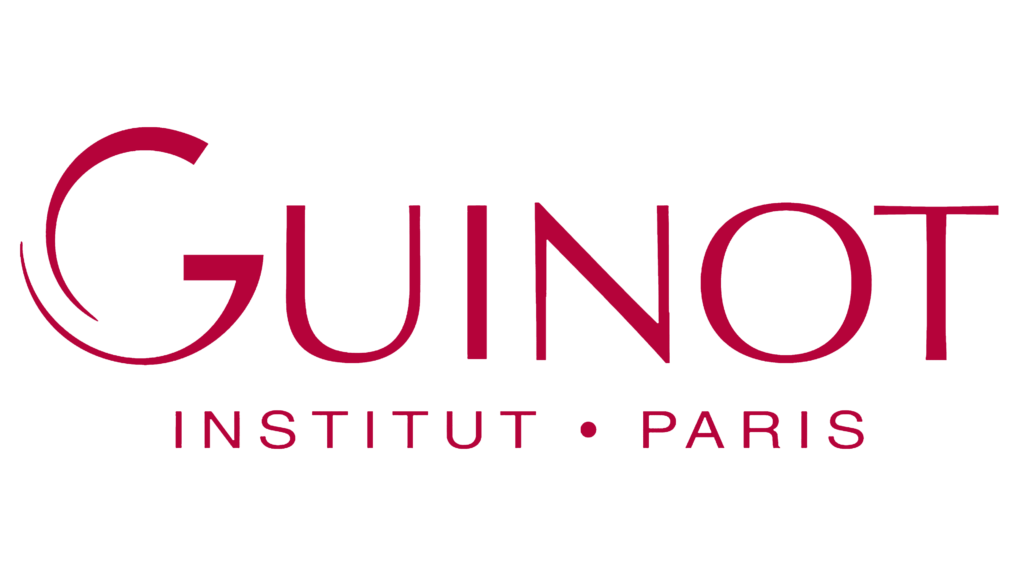 Logo for Guinot Institut Paris, with the brand name in a stylized font