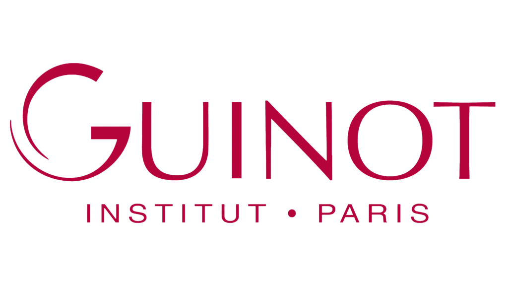 Logo for Guinot Institut Paris, with the brand name in a stylized font